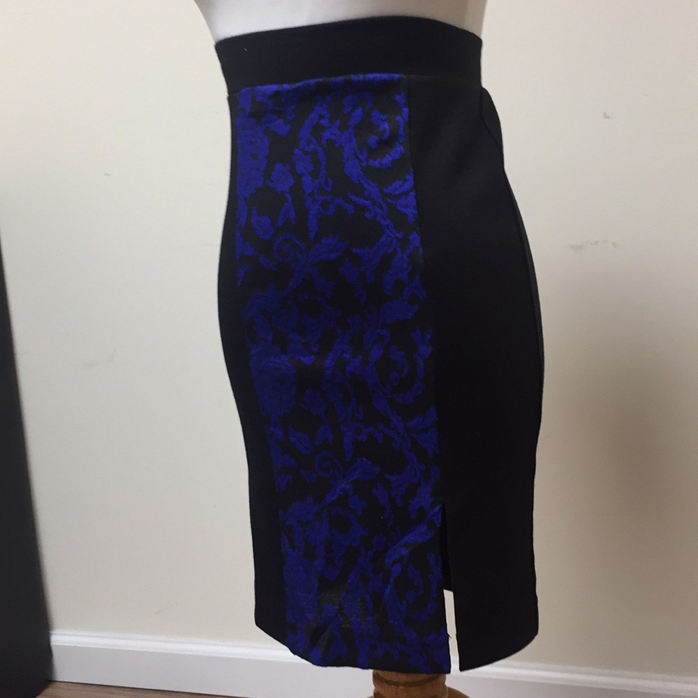 Eric + lani black and blue skirt